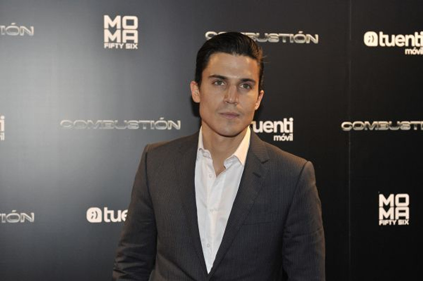 Alex González en Combustión (Photocall en Madrid. Abril 2013)