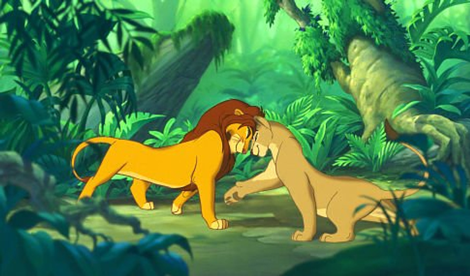 Imagen de El Rey León (Simba y Nala)