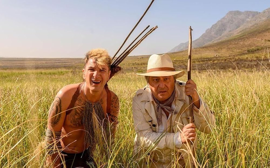 Christian Clavier y Michaël Youn en Vacaciones en África