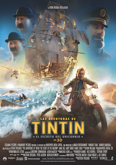 Imagen de Las Aventuras de Tintín: El secreto del Unicornio (Cartel final)