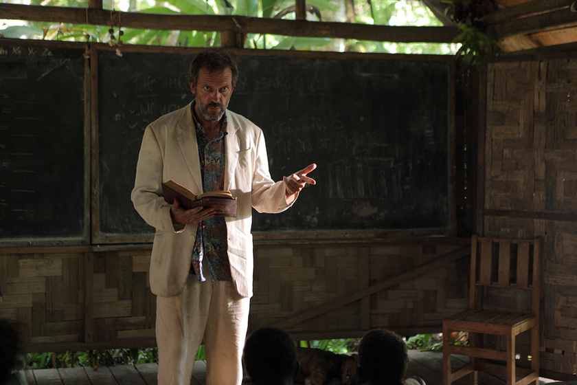 Hugh Laurie en Mr. Pip