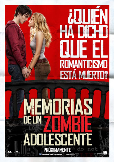 Imagen de Memorias de un zombie adolescente (Cartel promocional)