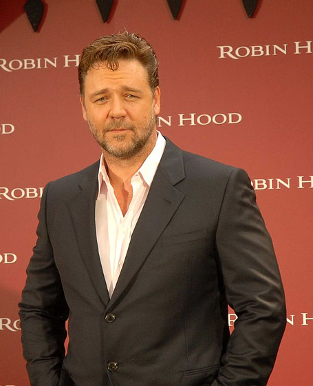 Russell Crowe en Robin Hood (Photocall en Madrid. Abril 2010)