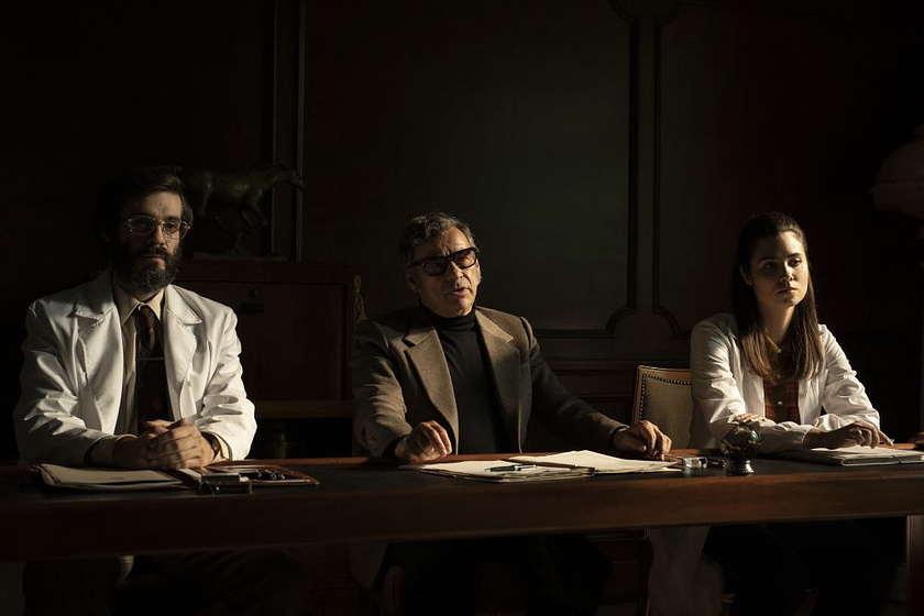 Eduard Fernández, Javier Beltrán y Loreto Mauleón en Los Renglones torcidos de Dios