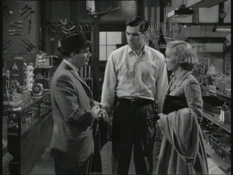 Vera Miles, John Gavin y Martin Balsam en Psicosis
