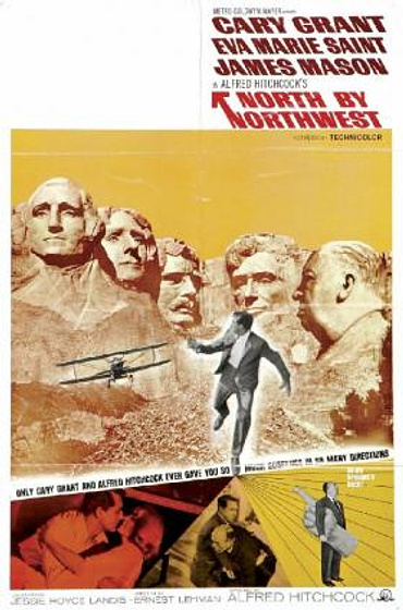 Imagen de Con la muerte en los talones (Cartel inglés)
