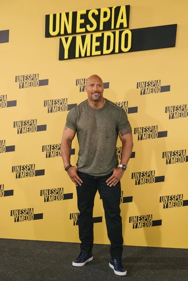 Dwayne Johnson en un-espia-y-medio (Photocall en Madrid. Junio 2016)