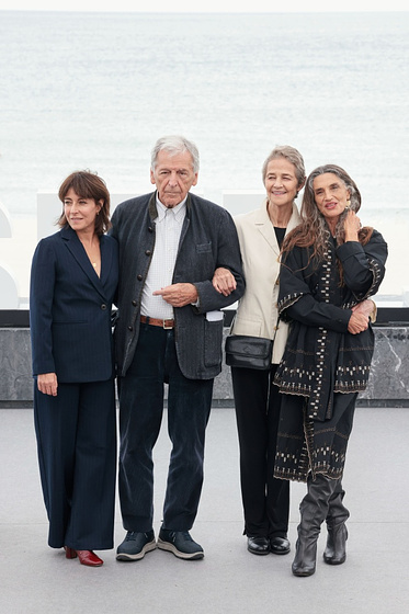 Ángela Molina, Costa-Gavras, Charlotte Rampling y Maryline Canto en El Último Suspiro (Festival de San Sebastián. Septiembre 2024)