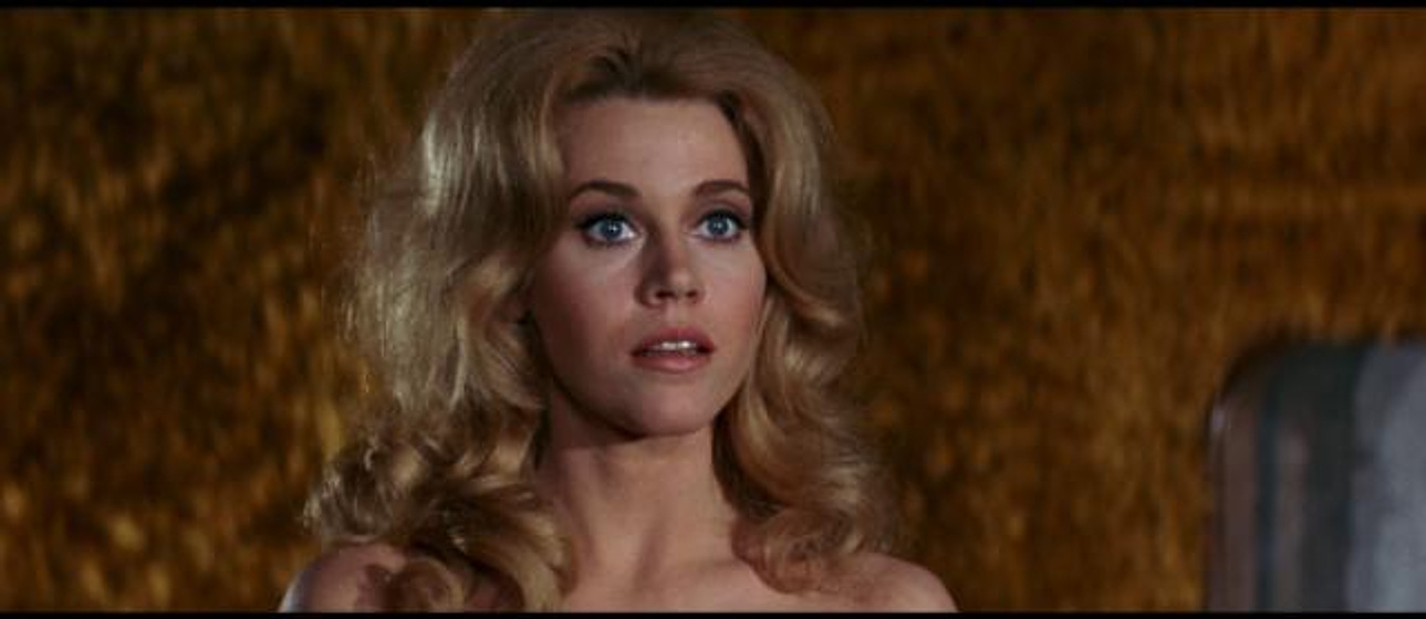 Jane Fonda en Barbarella, la Venus del Espacio