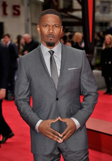 Jamie Foxx en the-amazing-spider-man-2-el-poder-de-electro (Premiere en Londres. Abril 2014)