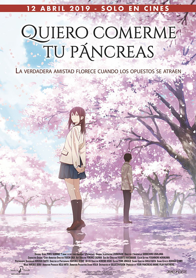 Imagen de Quiero Comerme tu páncreas (Cartel español)
