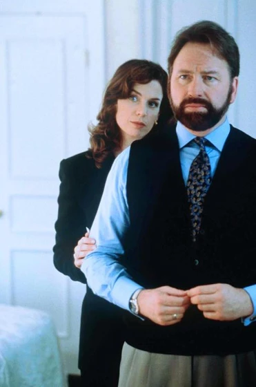 John Ritter y Megan Gallacher en promesa-letal