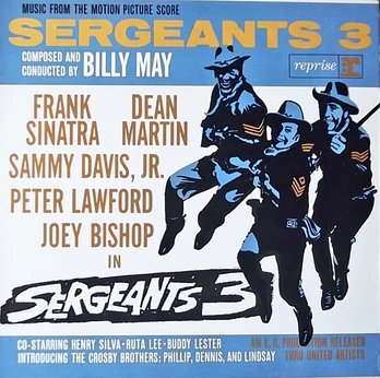 Carátula de la banda de sonido de Tres Sargentos