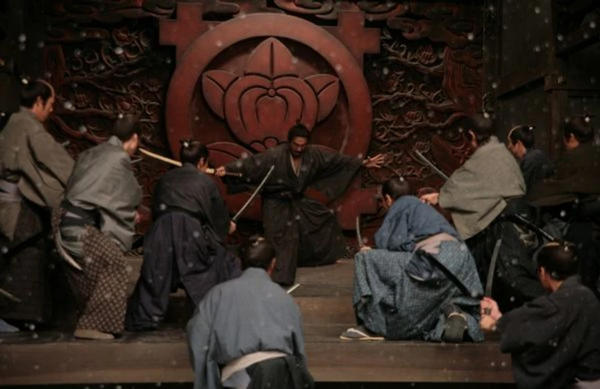 Ebizô Ichikawa en hara-kiri-muerte-de-un-samurai