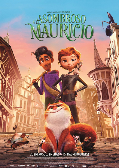Imagen de El Asombroso Mauricio (Cartel español)