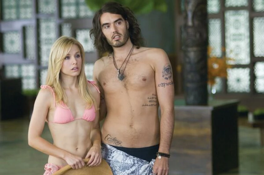Kristen Bell y Russell Brand en paso-de-ti