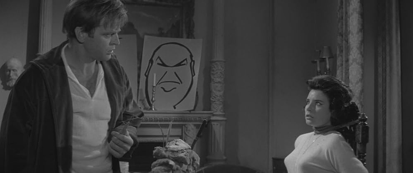 Klaus Kinski y Corny Collins en El Pañuelo Asesino