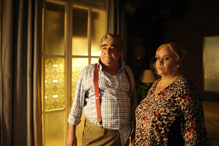 Carmina Barrios y Paco Casaus en carmina-y-amen (Foto rodaje)