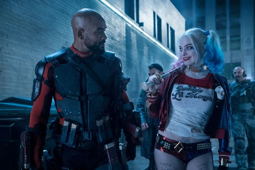 Will Smith y Margot Robbie en escuadron-suicida