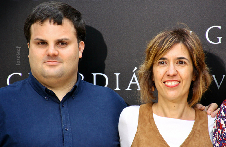 Mercedes Gamero y Adrián Guerra en El Guardián invisible