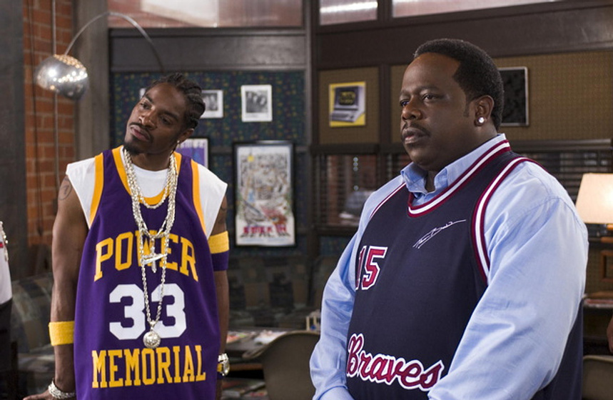 Cedric the Entertainer y André Benjamin en Be Cool