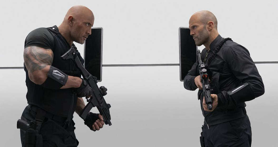 Jason Statham y Dwayne Johnson en Fast & Furious: Hobbs & Shaw