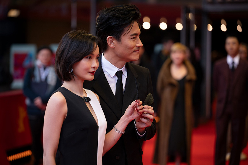 Le Geng y Peng Jing en Girls on Wire (Berlinale. Febrero 2025)