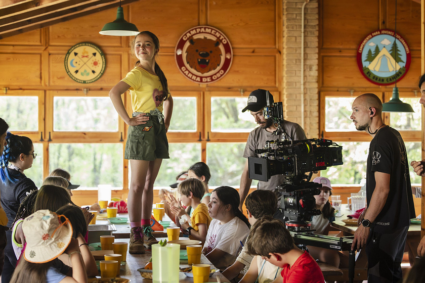 Júlia Raya en Campamento Garra de Oso (Rodaje)