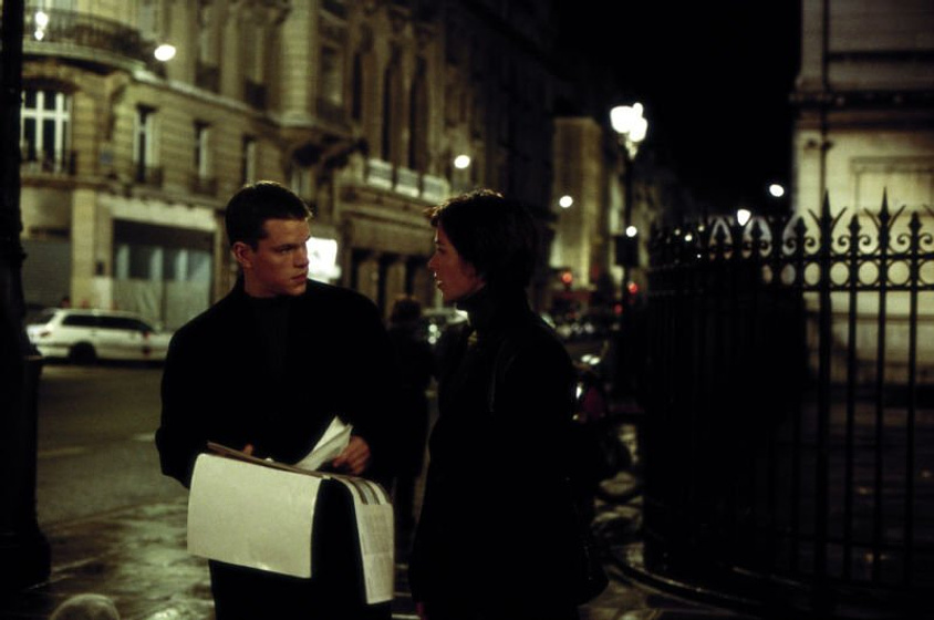 Franka Potente y Matt Damon en El Caso Bourne