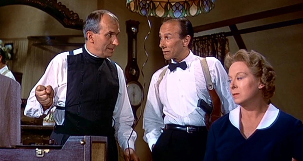 Brenda De Banzie y Bernard Miles en el-hombre-que-sabia-demasiado-1956