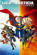 poster of movie Liga de la Justicia: Crisis en dos Tierras