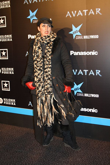 Rossy de Palma en Avatar (Premiere en Madrid.diciembre 2009)