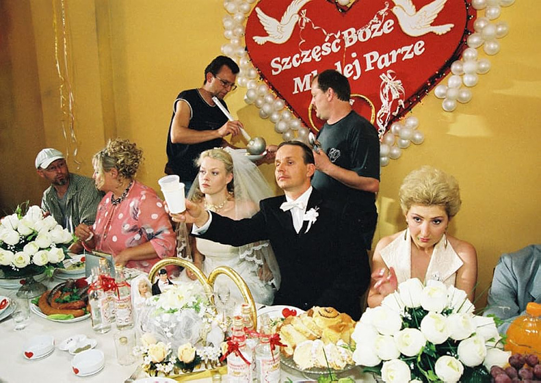 Bartlomiej Topa, Iwona Bielska, Tamara Arciuch y Iwona Wszołkówna en the-wedding-2004
