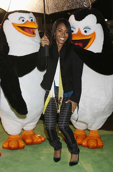 Jada Pinkett Smith en Madagascar 2 (Premiere en Londres. Noviembre 2008)