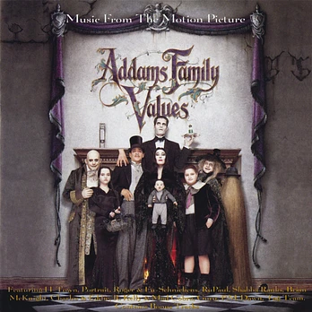 Carátula de la banda de sonido de La Familia Addams: La tradición continúa
