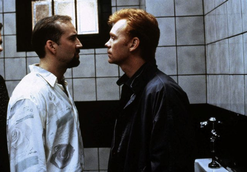 Nicolas Cage y David Caruso en El Sabor de la Muerte