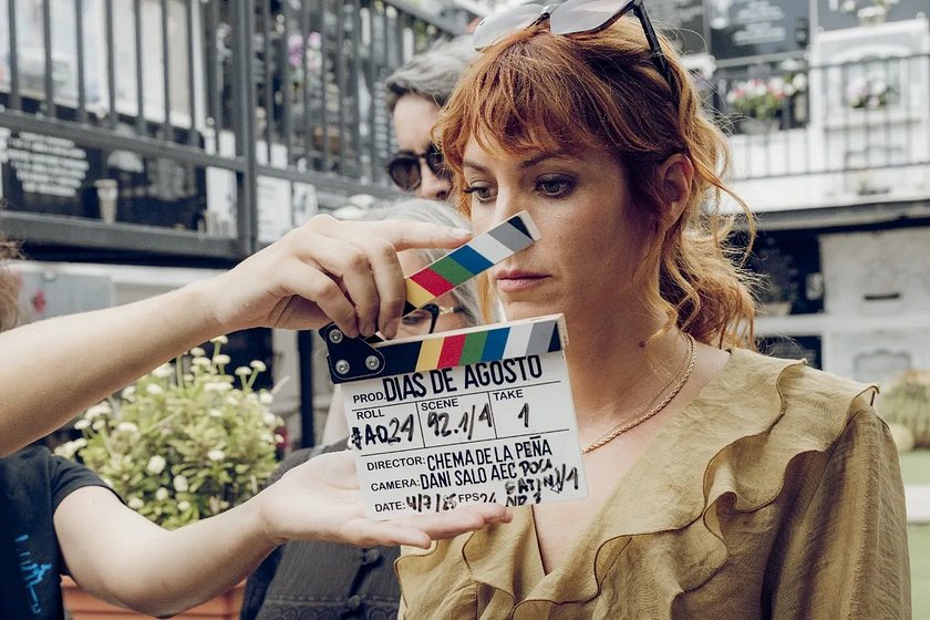 Maggie Civantos en Días de Agosto (Rodaje)
