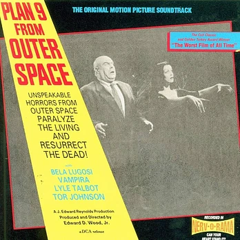 Carátula de la banda de sonido de Plan 9 from Outer Space