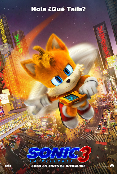 Imagen de Sonic 3. La Película (Cartel personajes español)