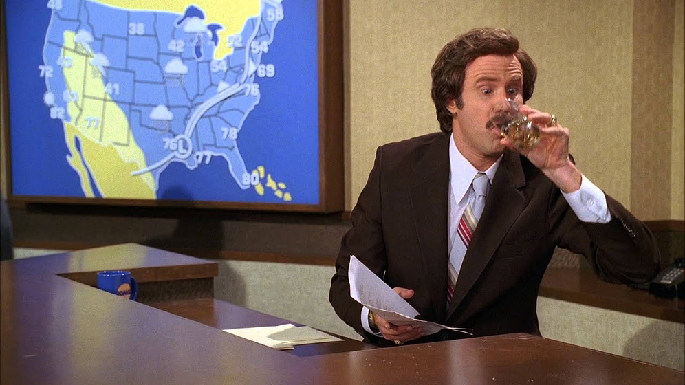 Will Ferrell en Wake Up, Ron Burgundy: The Lost Movie