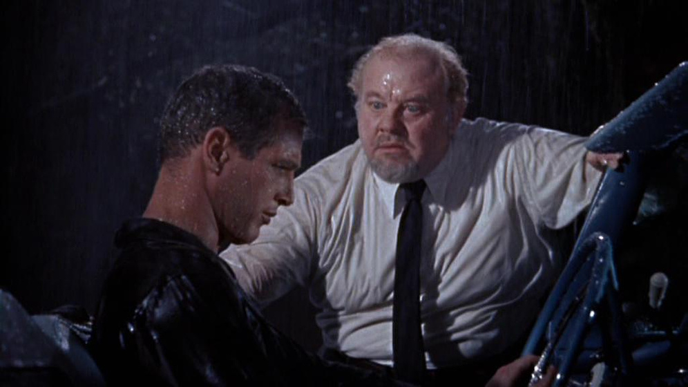 Paul Newman y Burl Ives en La Gata Sobre el Tejado de Zinc