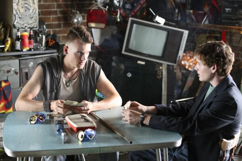 Anton Yelchin y Tyler Hilton en charlie-bartlett