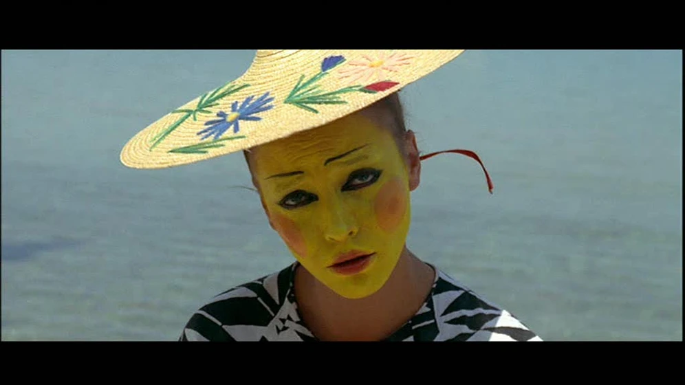 Anna Karina en pierrot-el-loco