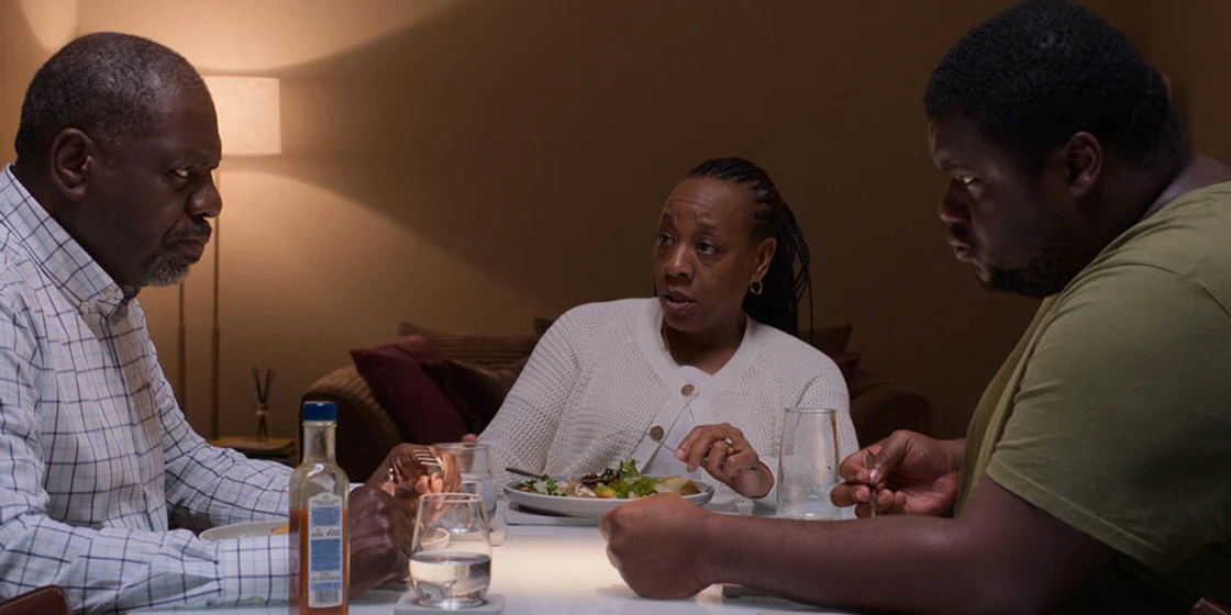 Marianne Jean-Baptiste, David Webber y Tuwaine Barrett en mi-unica-familia