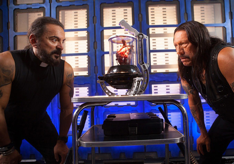 Danny Trejo y Tom Savini en Machete Kills