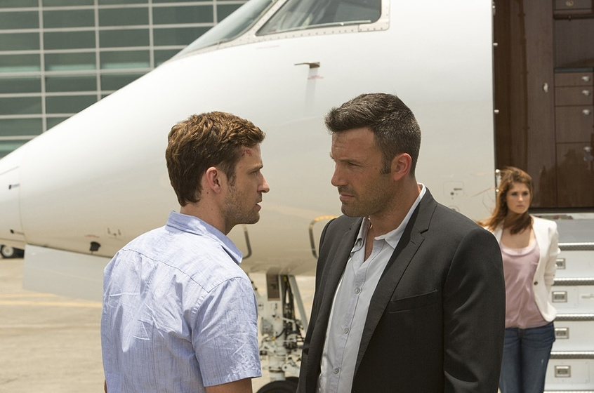 Ben Affleck, Justin Timberlake y Gemma Arterton en Runner Runner