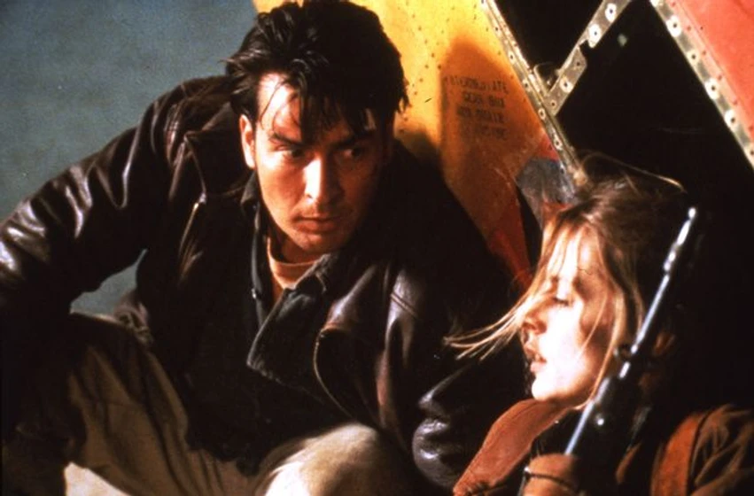 Charlie Sheen y Nastassja Kinski en Velocidad Terminal