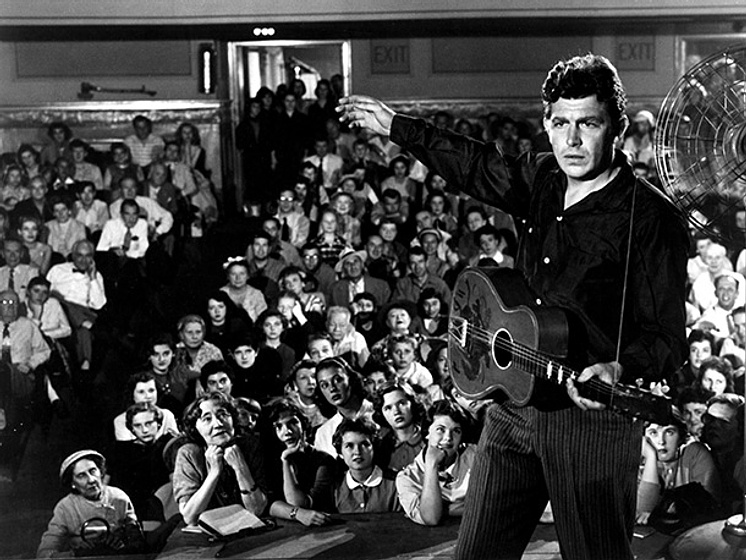 Andy Griffith en Un Rostro en la Multitud