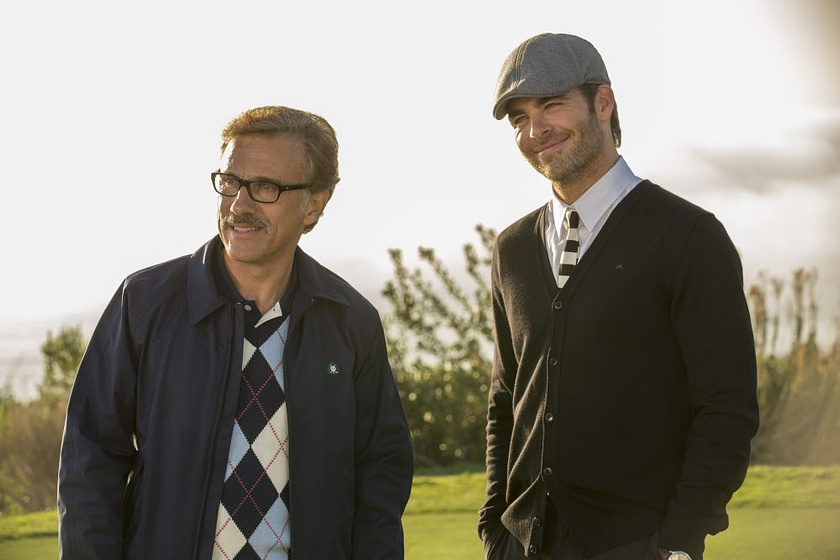 Chris Pine y Christoph Waltz en Cómo acabar sin tu jefe 2
