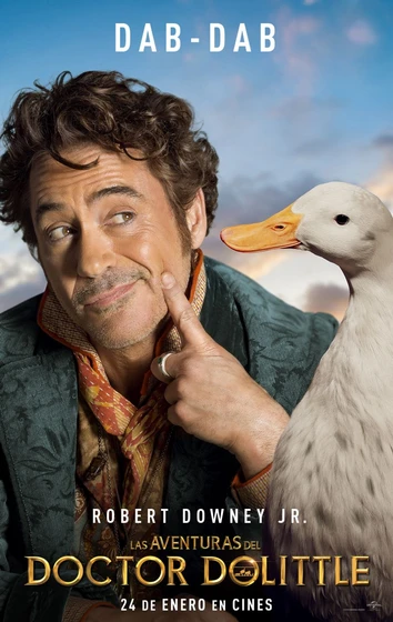 Imagen de las-aventuras-del-doctor-dolittle (Cartel personajes español)